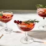 Spiced Cranberry Bourbon Sparkler